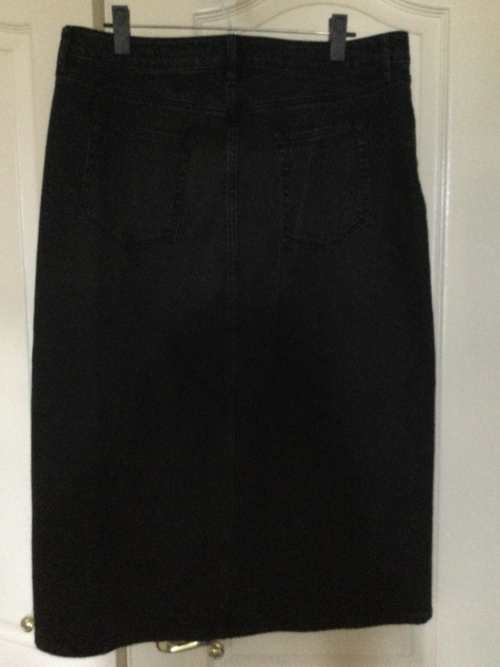 Loft Outlet back denim midi skirt, like new size 14